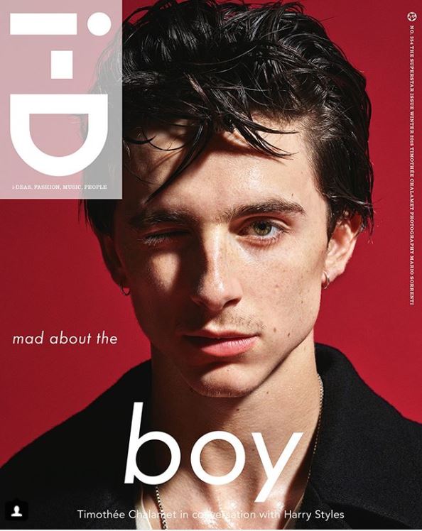 Harry Styles interviews Timothee Chalamet for i-D and it's