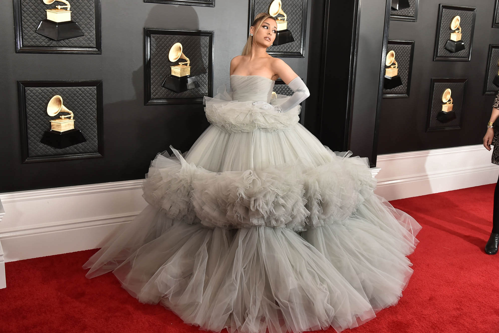 Ariana Grande attends the 62nd Annual Grammy Awards 