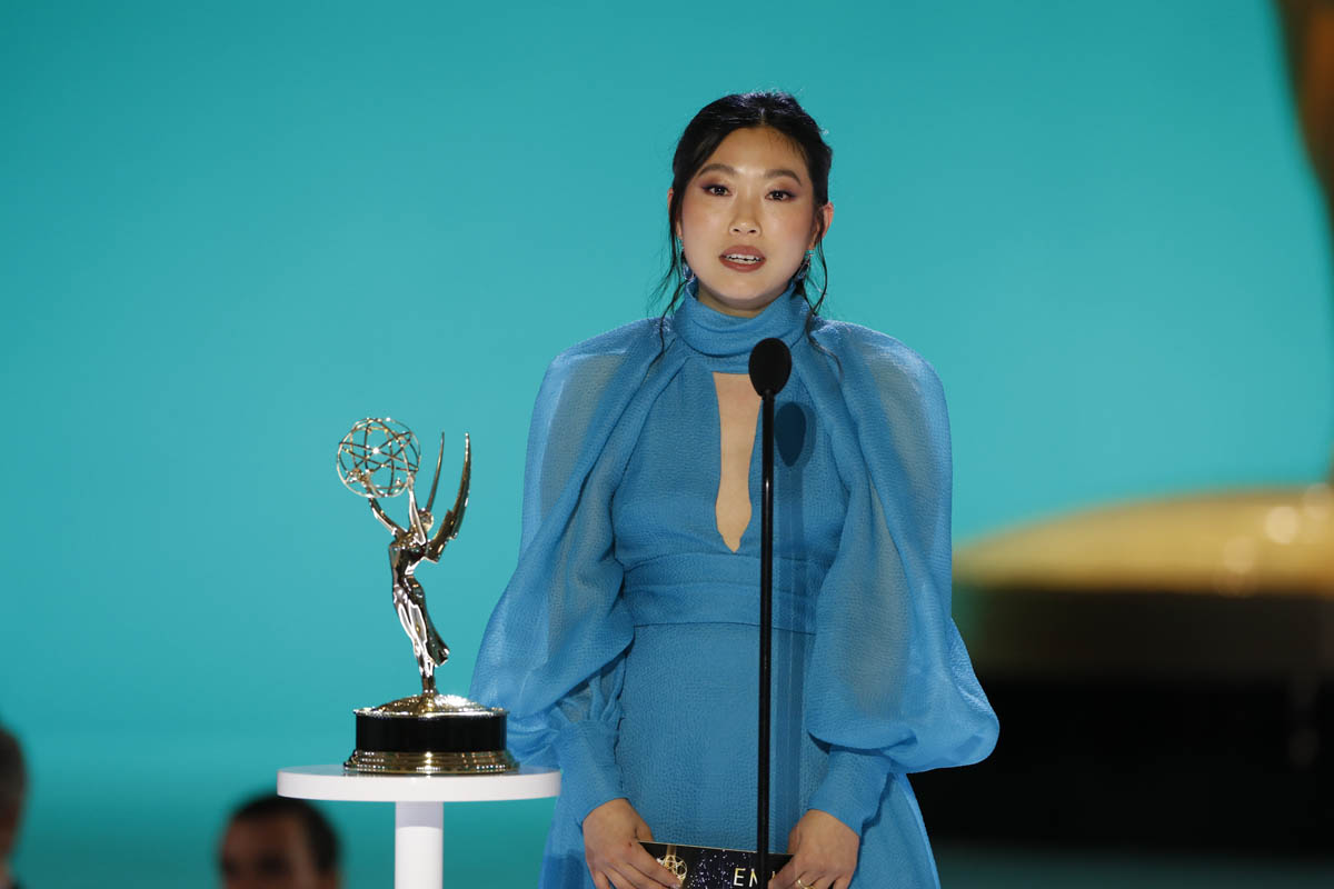 Awkwafina appears at the 73RD EMMY AWARDS