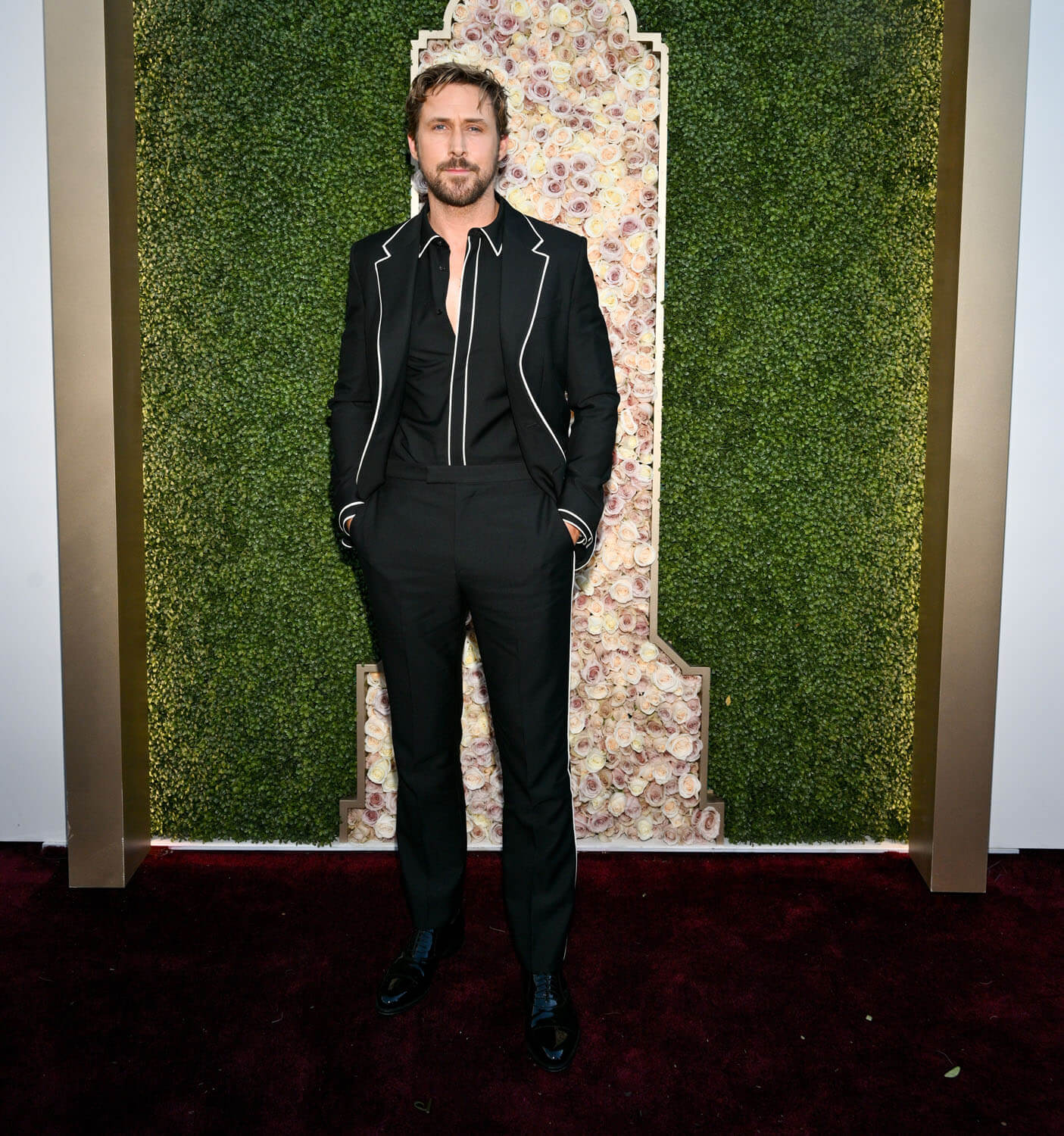 Ryan Gosling at the 81st Golden Globe Awards