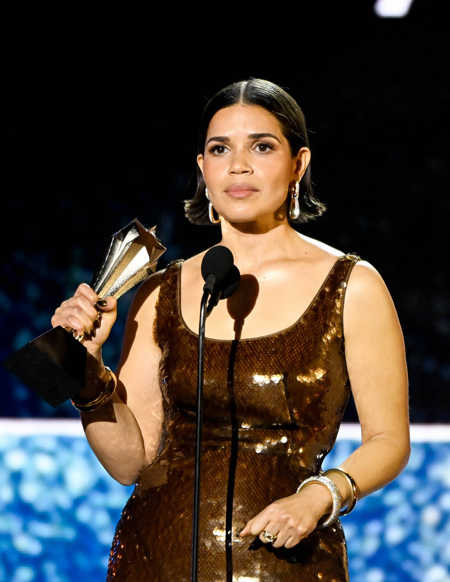 America Ferrera accepts the Critic's Choice SeeHer Award