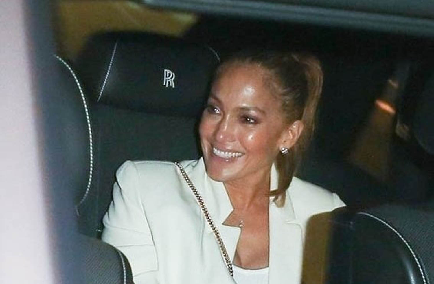 Jennifer Lopez out for a dinner date with Ben Affleck on June 25, 2021