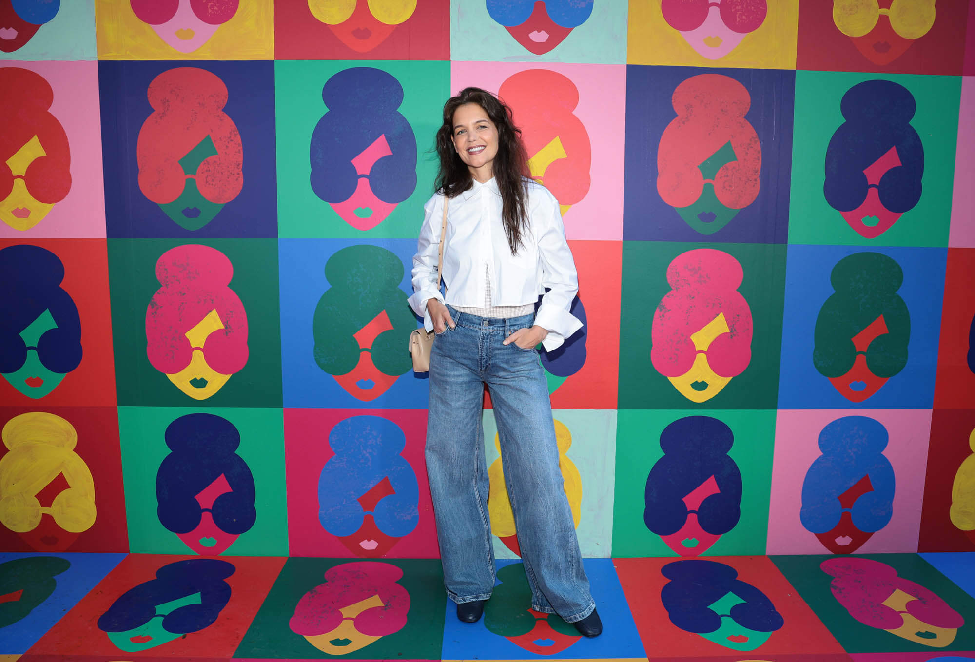 Katie Holmes at Alice + Olivia