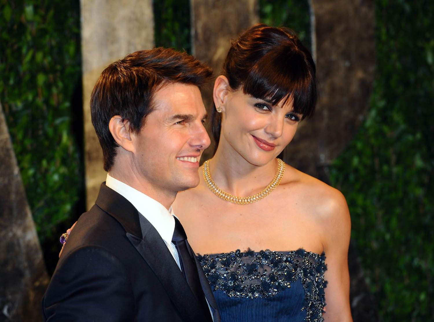 Tom Cruise and Katie Holmes arrive at the Vanity Fair Oscar Party 2012, February 26, 2012