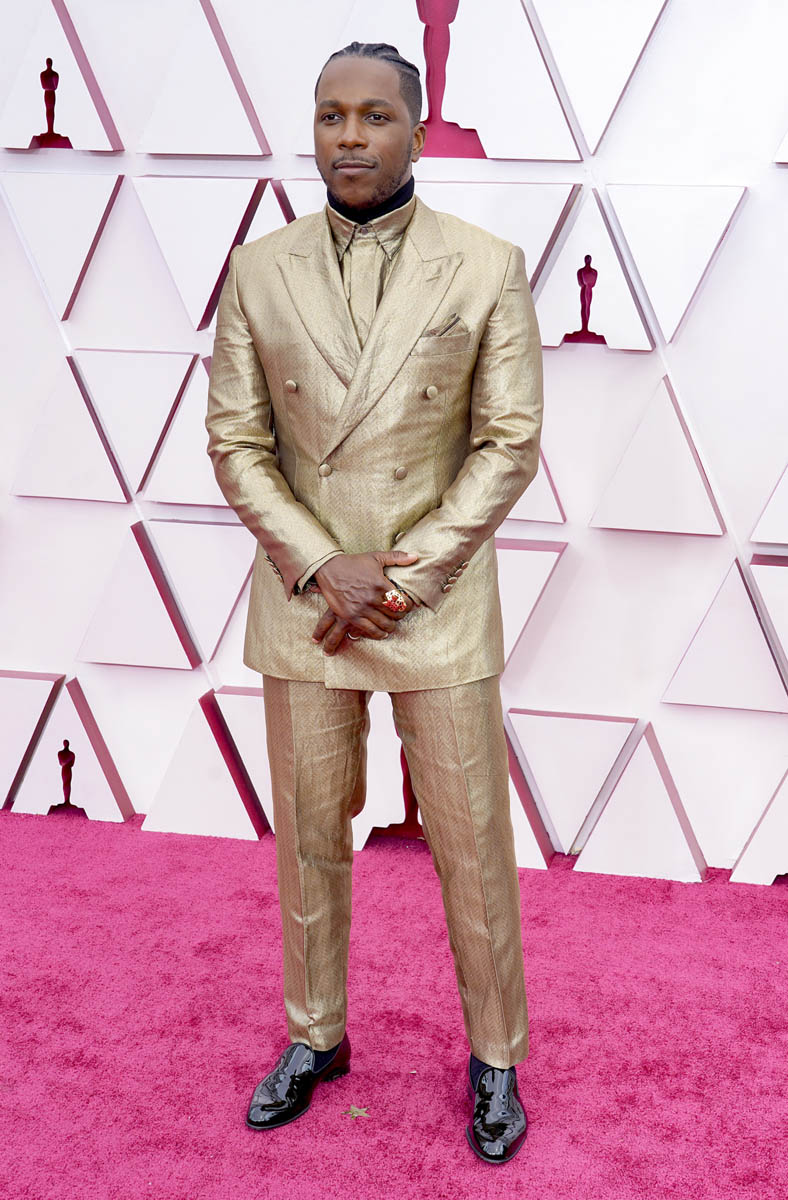 Leslie Odom Jr. attends the 93rd Annual Academy Awards at Union Station on April 25, 2021 in Los Angeles, California