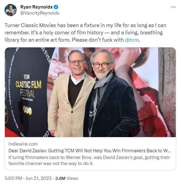 Ryan's tweet
