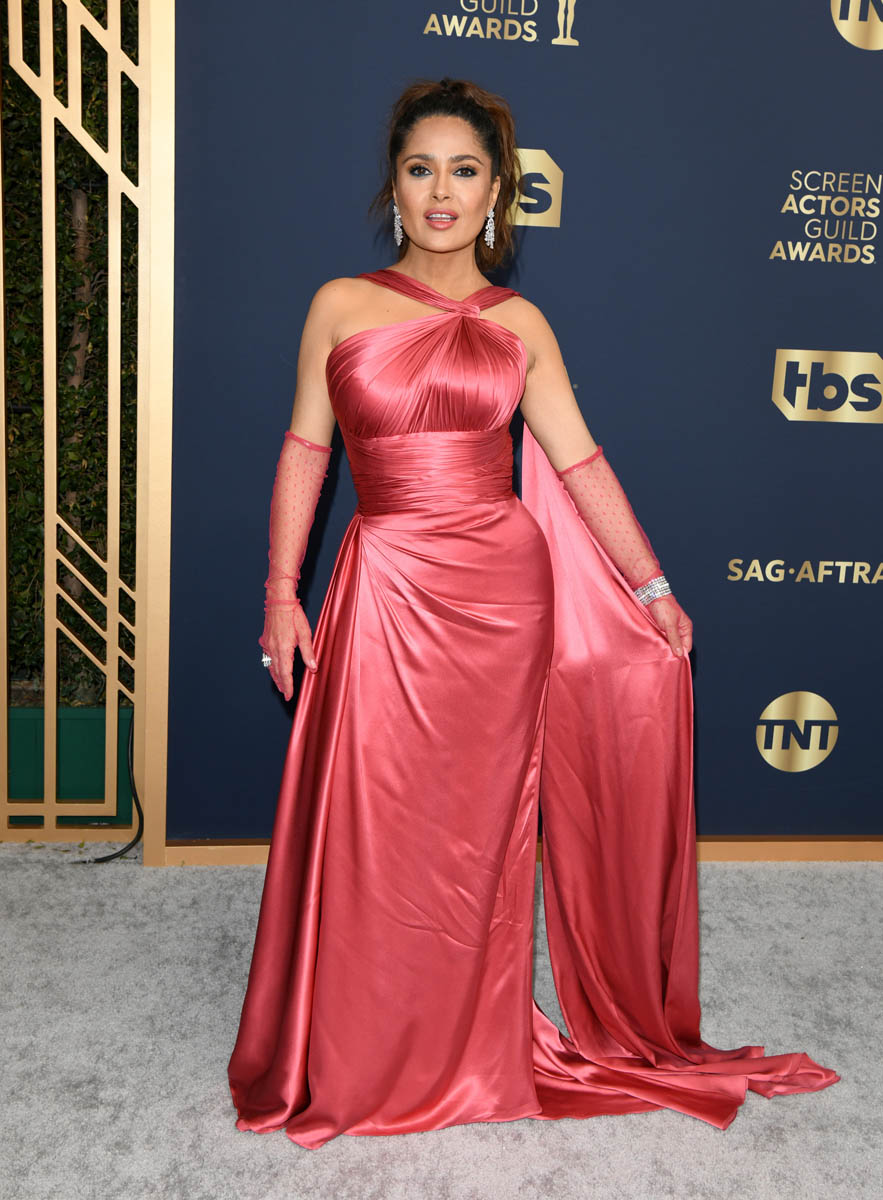 Salma Hayek attends the 28th Annual Screen Actors Guild Awards