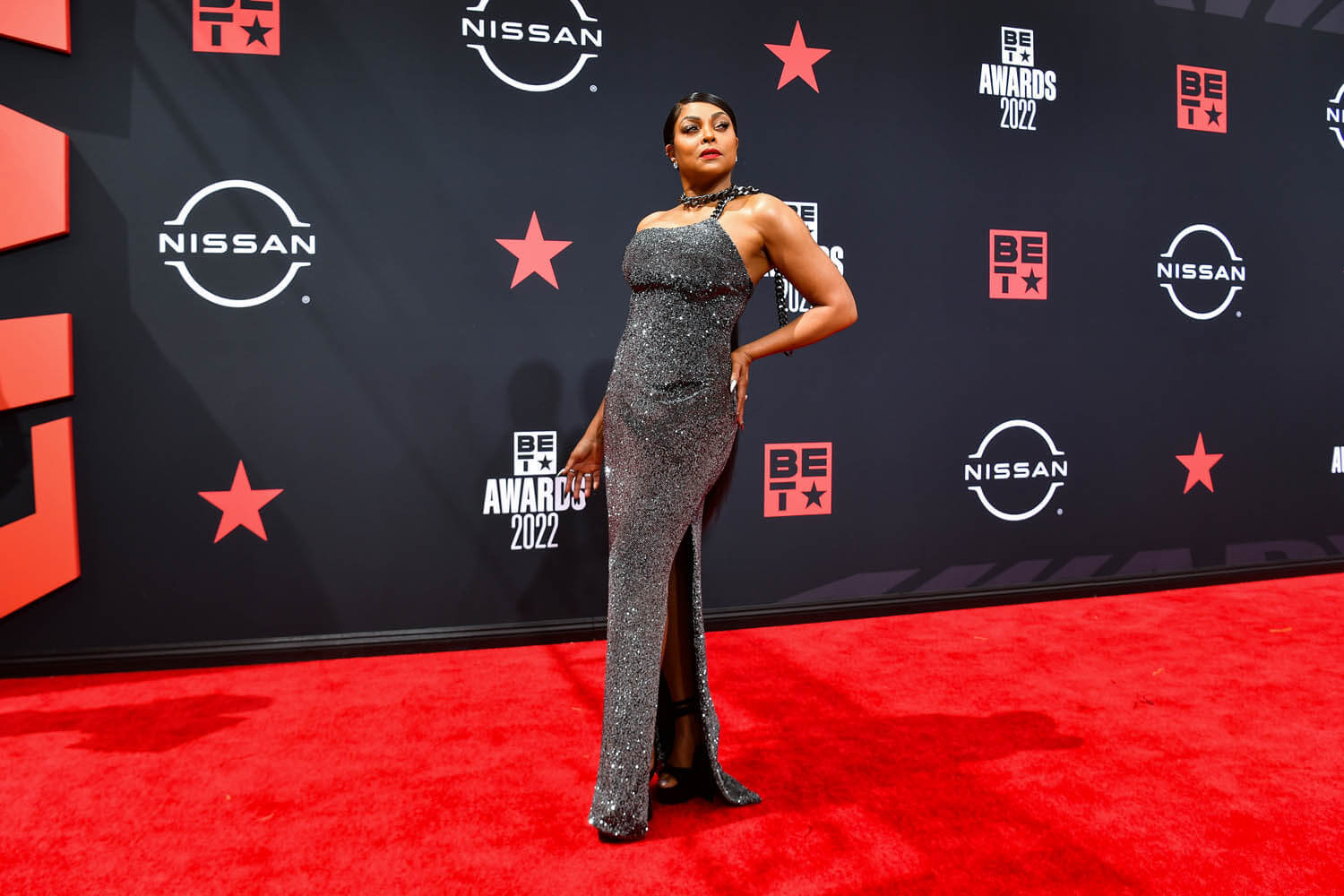 Taraji P. Henson attends the 2022 BET Awards