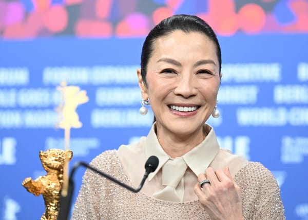 Michelle Yeoh got a friend-shaped trophy