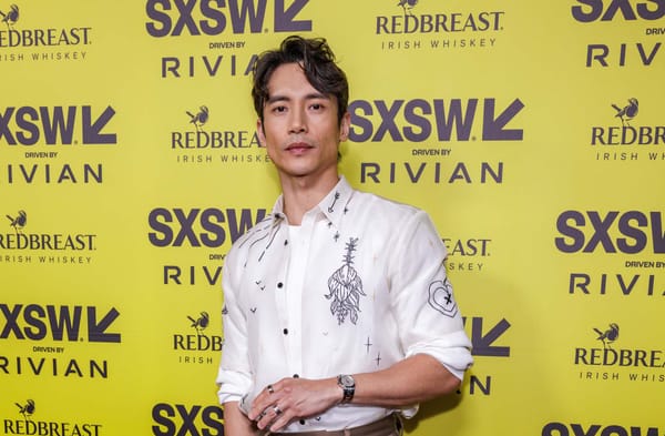 Manny Jacinto and a coven at SXSW