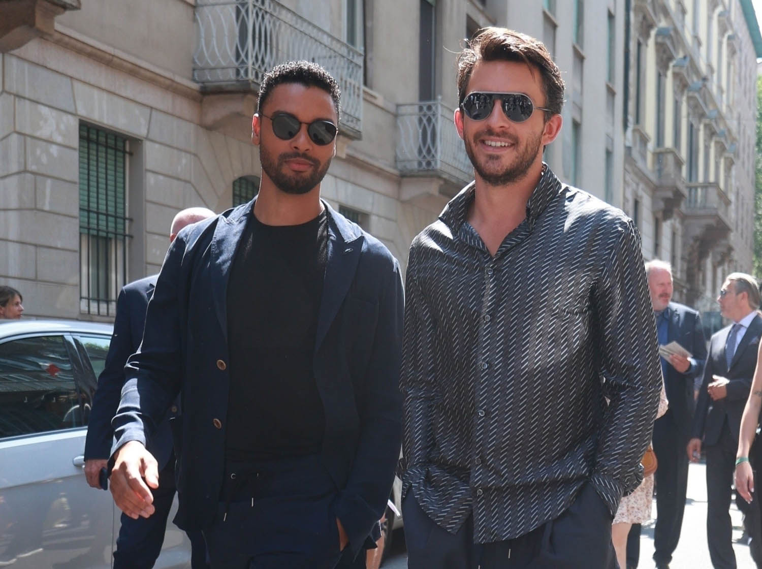 Bridgerton boys out and about