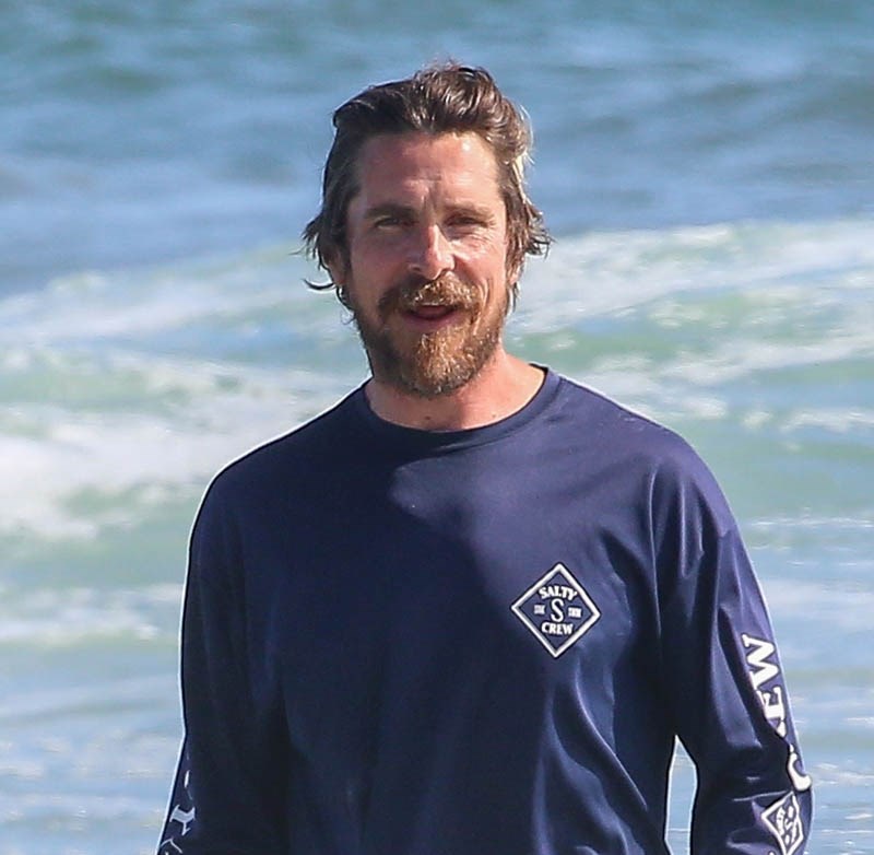 Christian Bale’s day at the beach