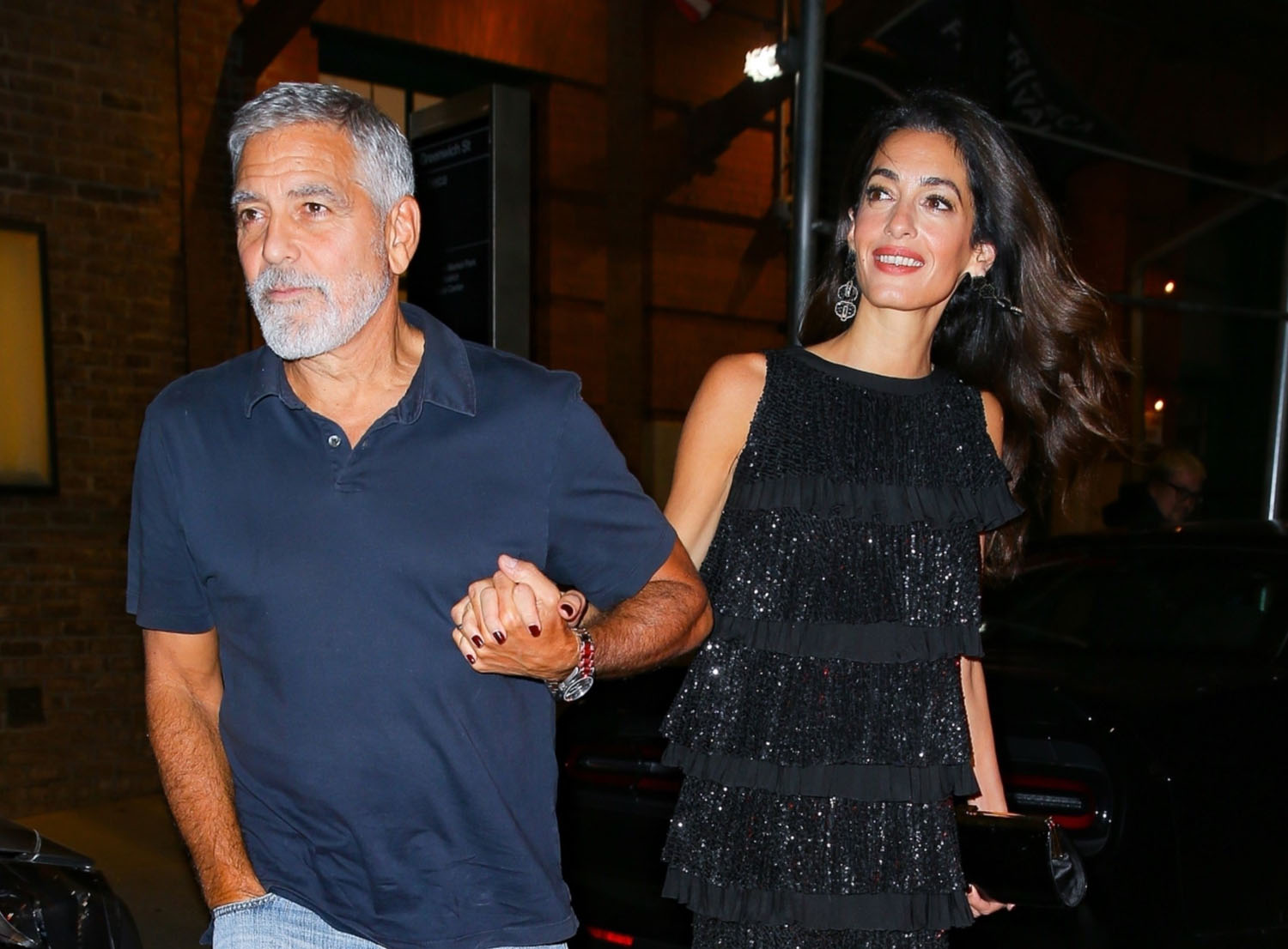George and Amal have a date night