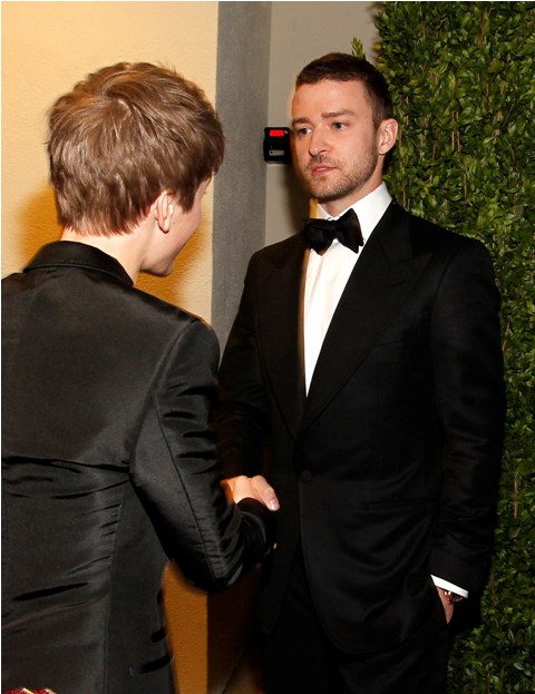 Oscar Photo Assumption: Justin vs Justin