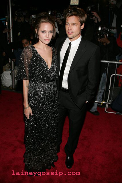 Brad & Angie: the red carpet debut!