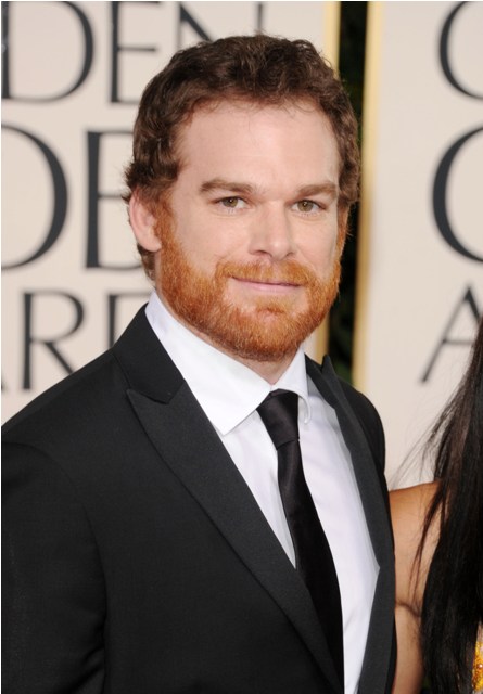 Globes Dexter: Michael C Hall & Julia Stiles