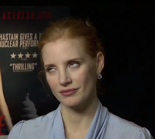 Jessica Chastain double-rolls Johnny Depp
