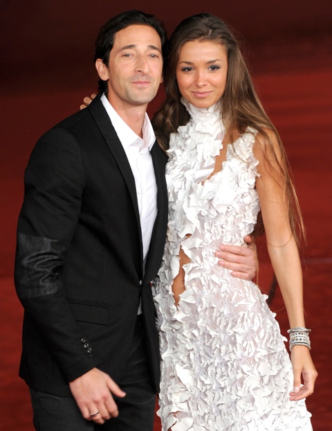 Adrien Brody is in love