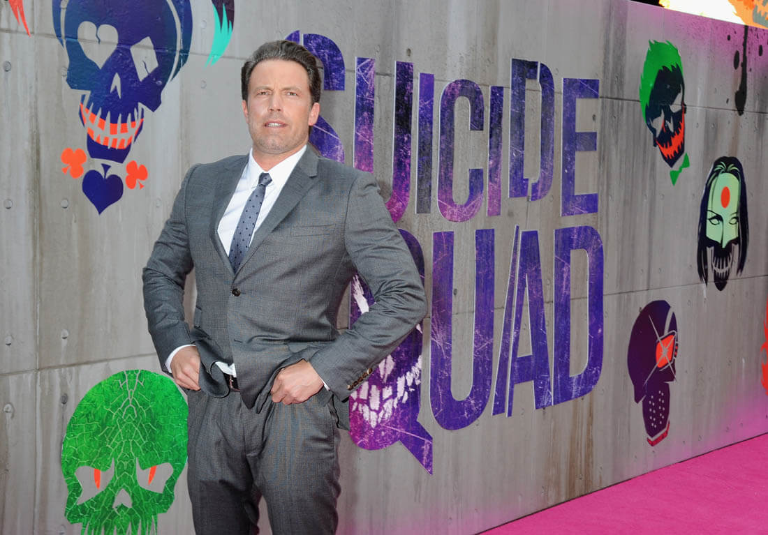 Batfleck pulls up his pants for Suicide Squad