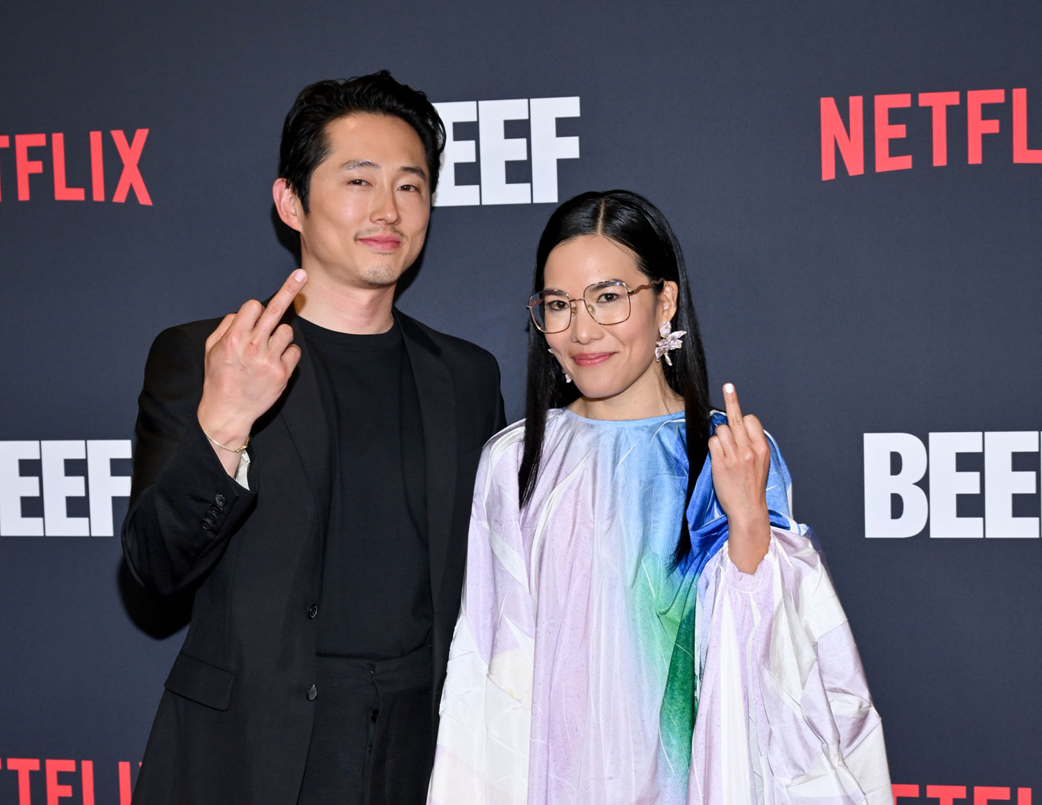 Ali & Steven: Middle Fingers Up