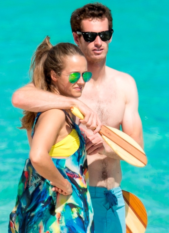 Andy and Kim celebrate on holiday