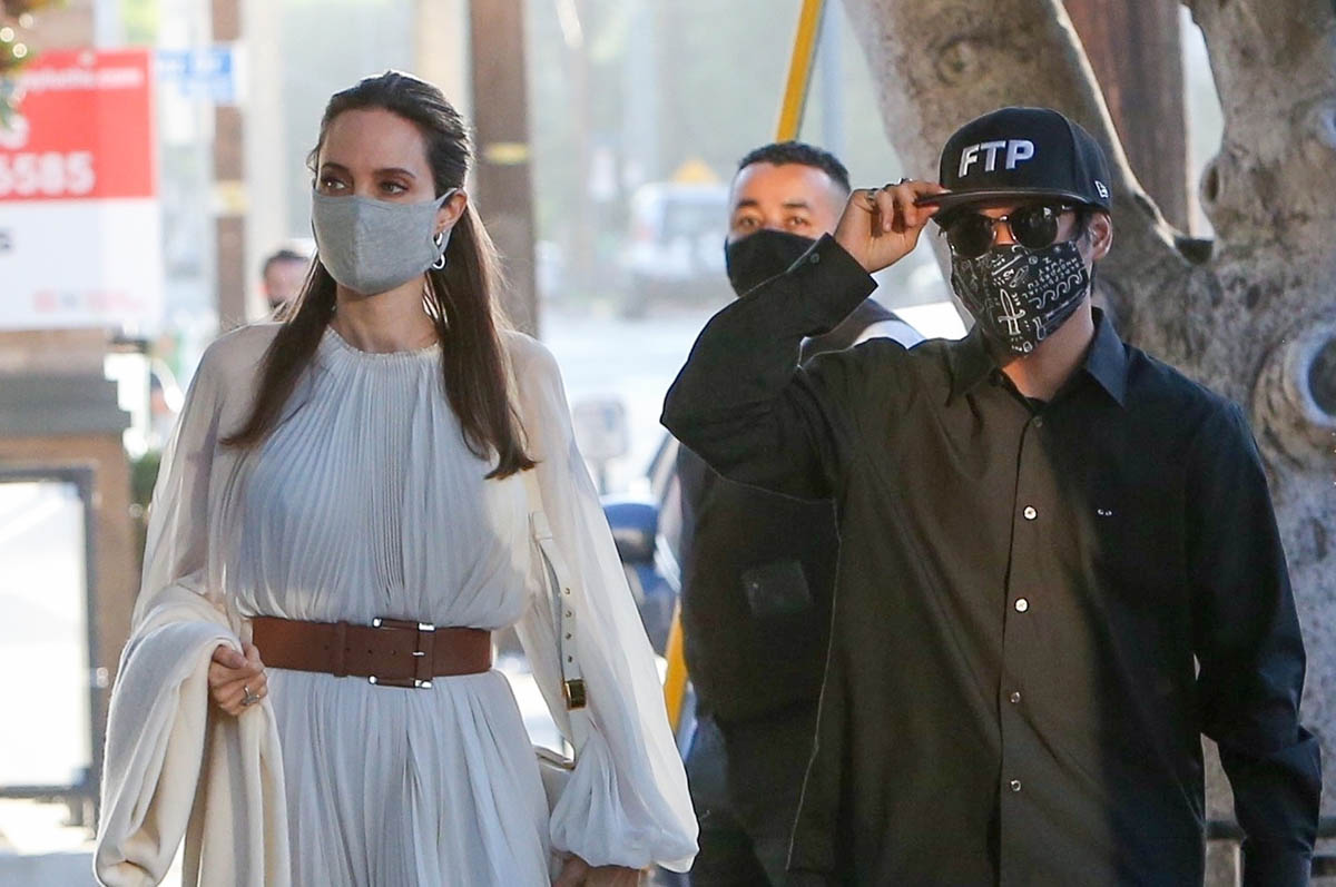 Angelina and Pax go out for dinner