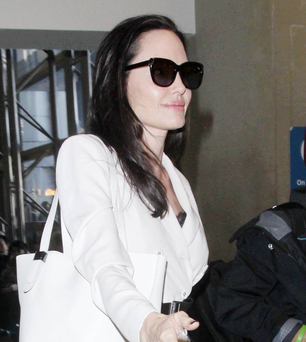 Angelina’s weekend in London