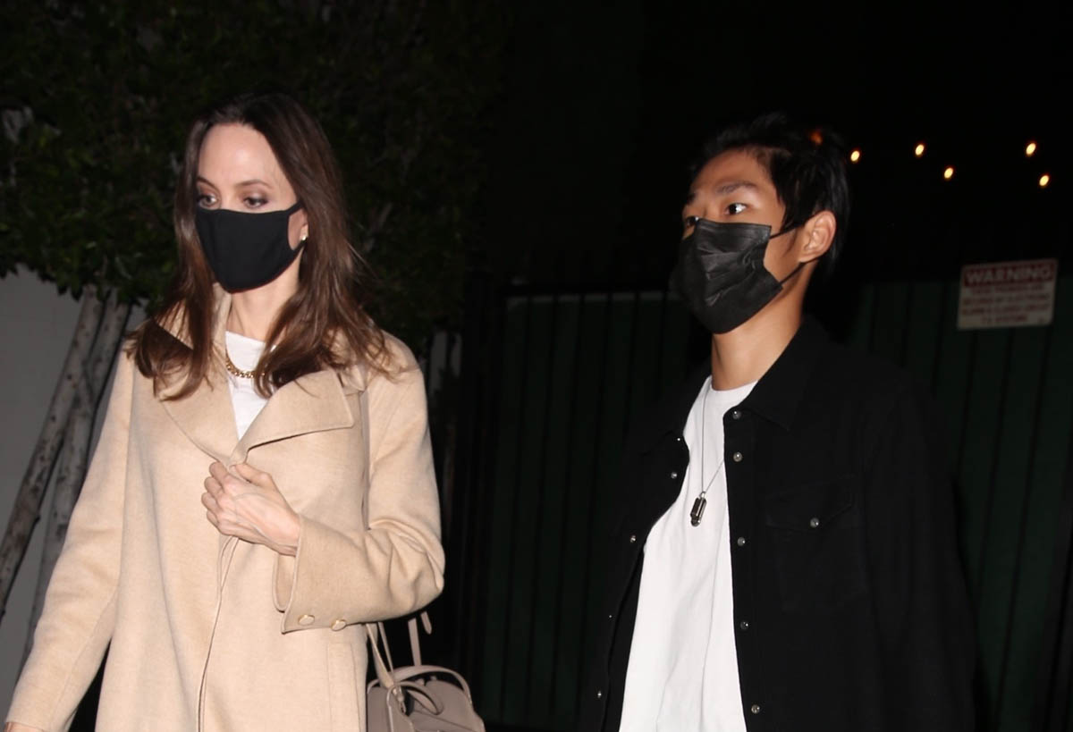 Angelina and Pax, high school graduate