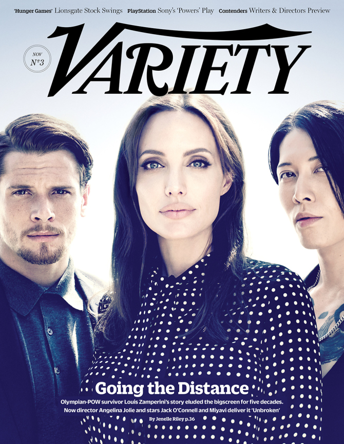 Bone structure on the cover of Variety