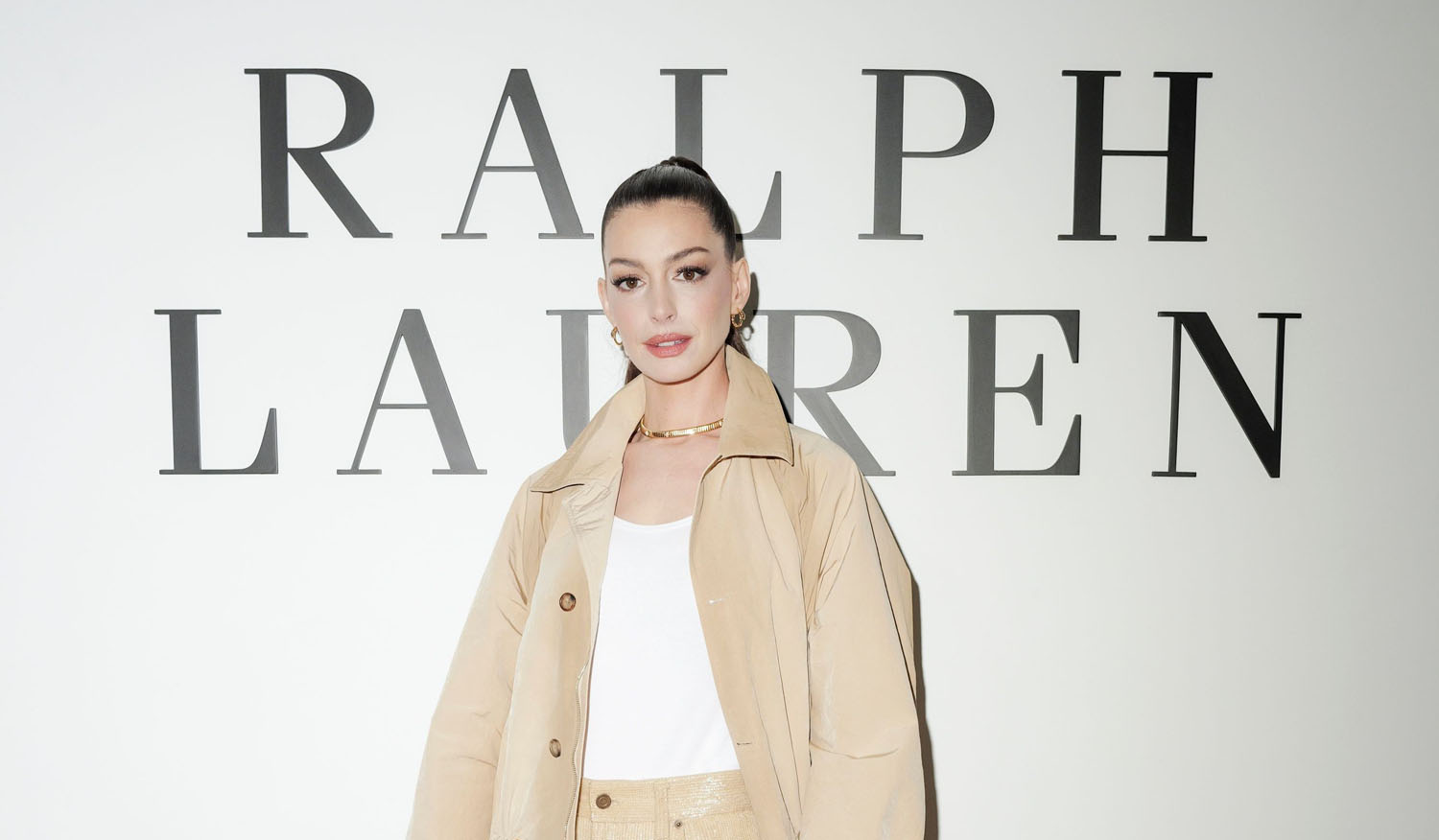 Annie and her ponytail