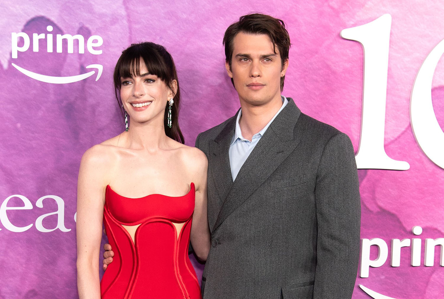 Annie and Nick at the premiere