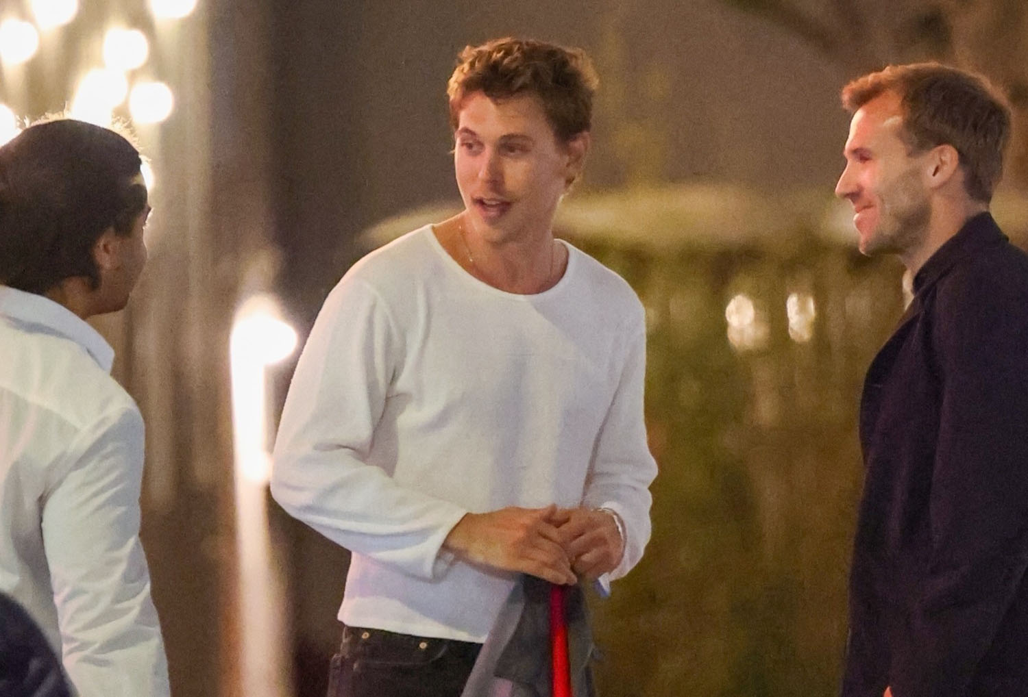 As Seen On Social Media: Austin Butler’s perfect white shirt and City sneakers, London edition