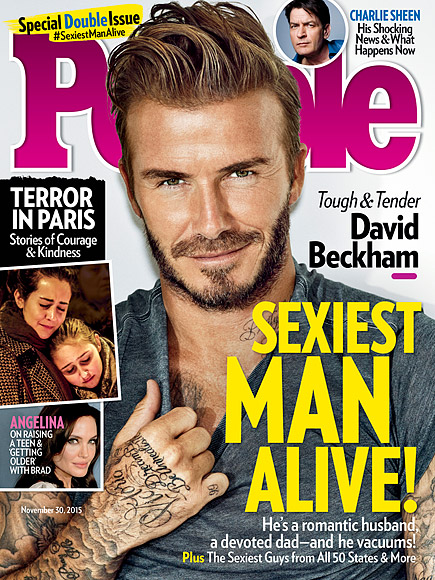 David Beckham is the Sexiest Man Alive 2015