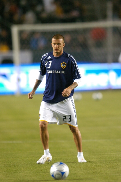 Becks plays...