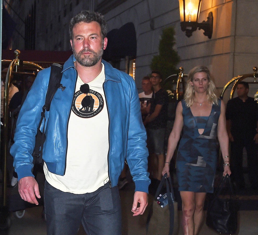 Ben Affleck & Lindsay Shookus in New York