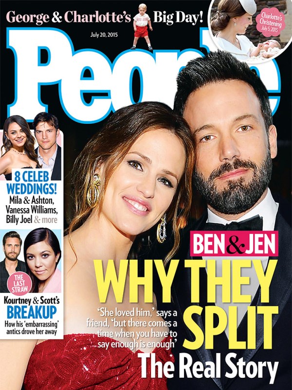 Ben Affleck & Jennifer Garner make the covers