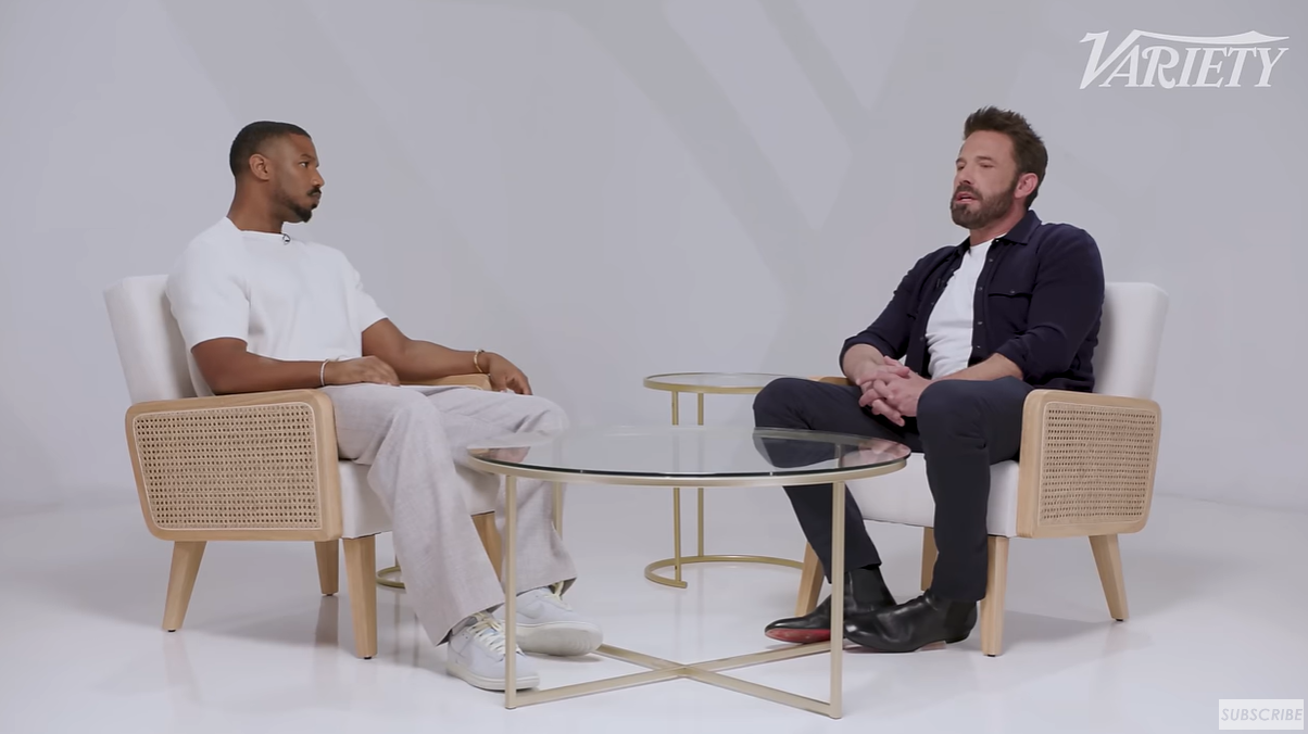 Michael B Jordan and his friend, Ben Affleck