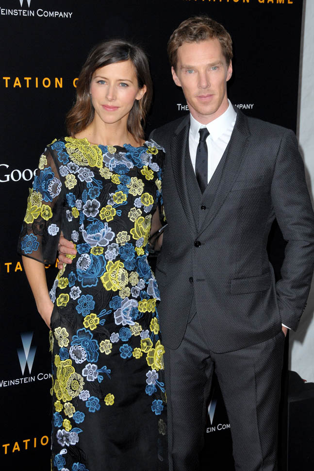 Benedict Cumberbatch and Sophie Hunter’s first engaged carpet