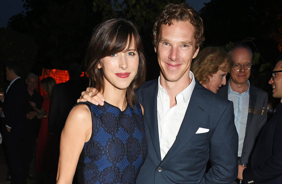 Benedict and Sophie at the art party