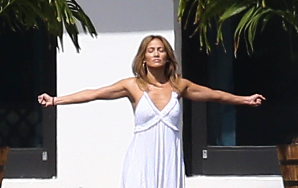 Bennifer: Lounging, Stretching, and Working?