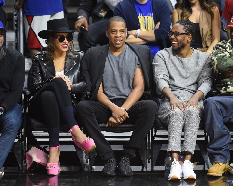 Beyoncé & Kendrick: Courtside statements