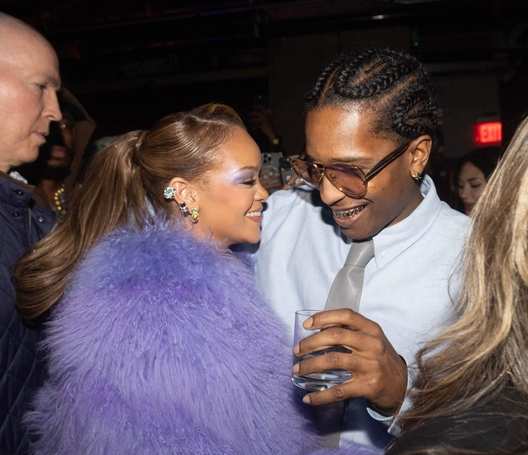 Rihanna and Rocky on a Monday night