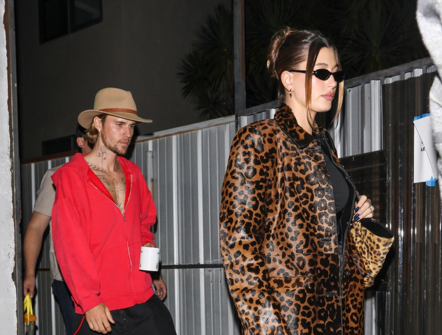 Justin and Hailey go to church