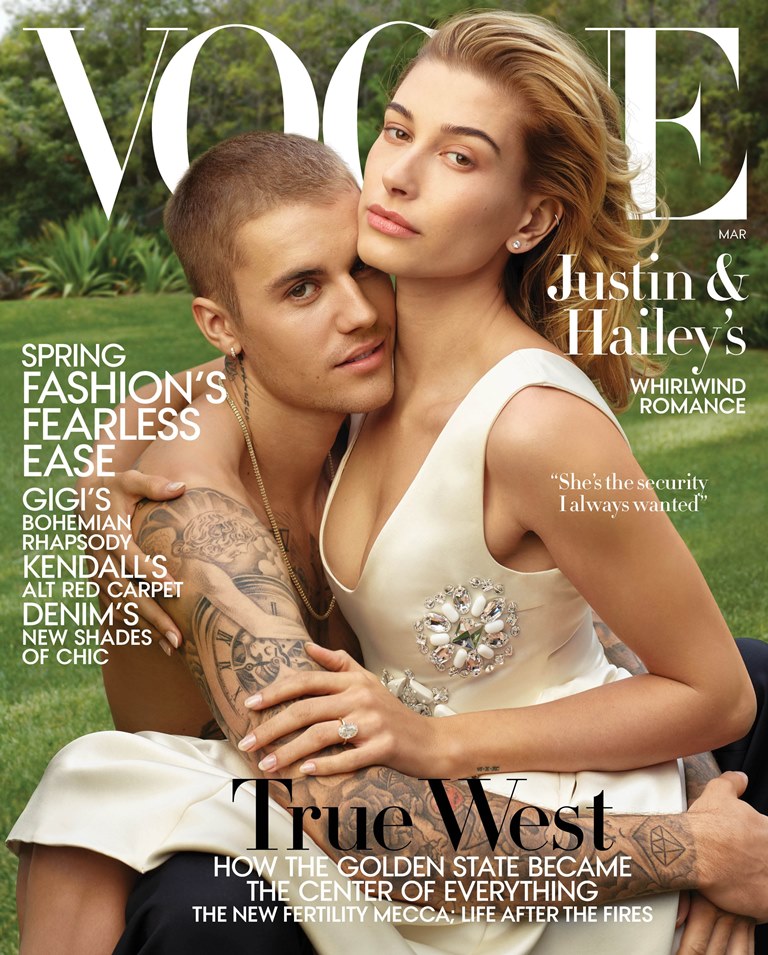 The Biebers in Vogue