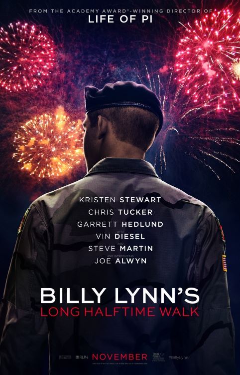 Ang Lee’s Billy Lynn’s Long Halftime Walk