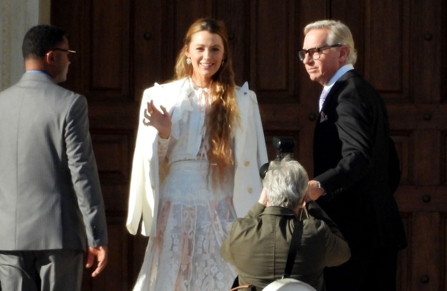 Blake Lively at work