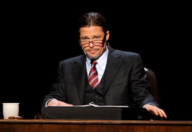 Judge Pitt, Councillor Clooney, and President Bartlet