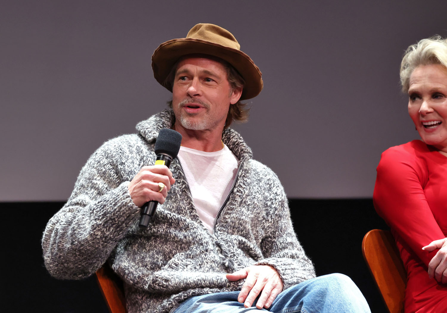 Brad Pitt and Ines de Ramon