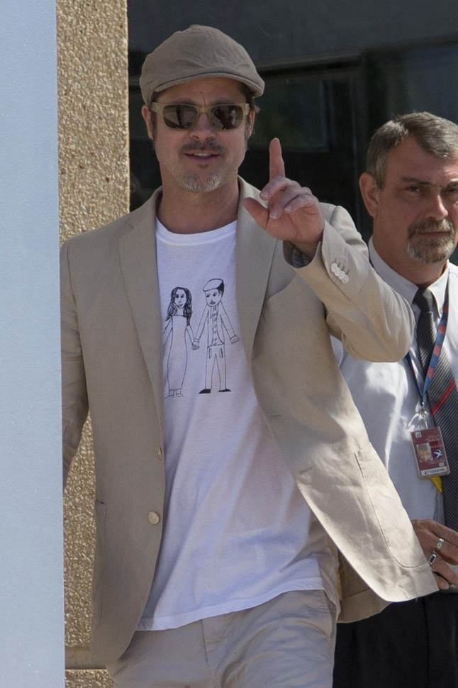 Brad Pitt in Marseilles