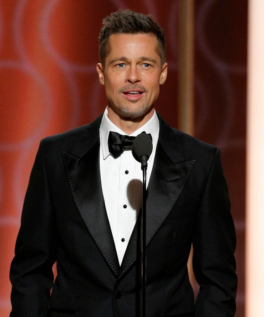 Brad Pitt’s warm Globes reception